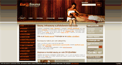 Desktop Screenshot of eurosauna.cz